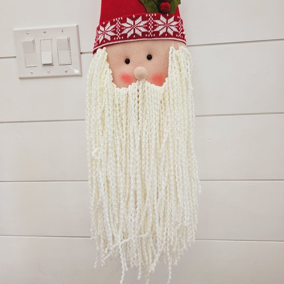 Large Gnome head Santa clause 36" - Picture 2 of 6